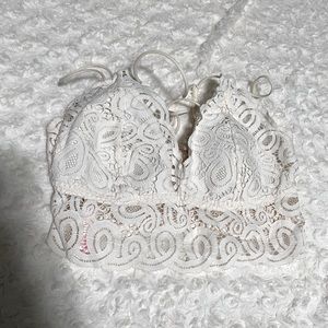 Victorias Secret PINK Lacey White Bralette
